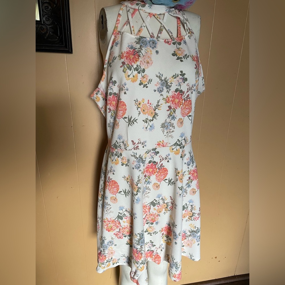 Floral Sleeveless Dress  size 15/17